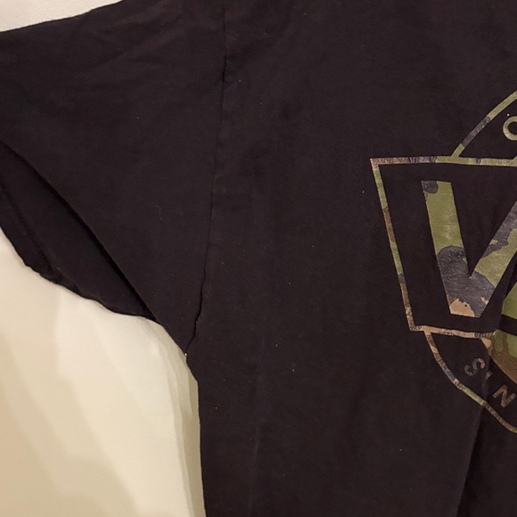 Vans Men's Black Tee with Logo - Picture 5 of 6